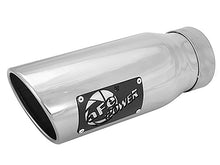Load image into Gallery viewer, afe MACH Force-Xp Universal Exhaust Tip 3-1/2 IN Inlet x 4-1/2 IN Outlet x 12 IN L