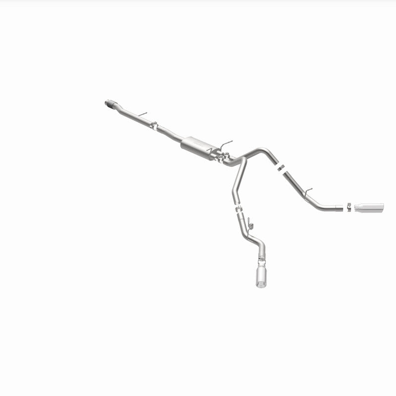 Magnaflow 15269 FITS 15269 FITS: 14 Chev Silverado V8 5.3L CC/EC Cab Dual Split Behind Rear Tires Exit SS Cat Back Perf Exh