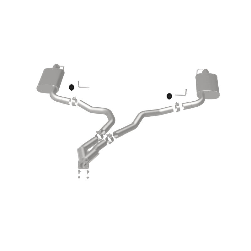 Magnaflow 16710 FITS: MagnaFlow 75-79 Chevy Corvette V8 5.7L Dual Split Rear Exit Stainless Cat-Back Perf Exhaust