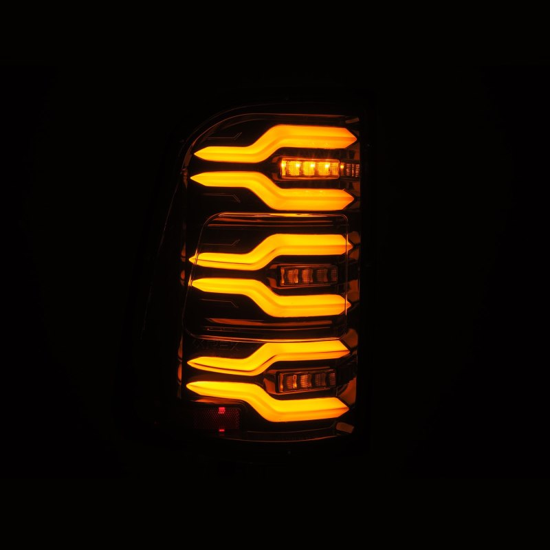 AlphaRex 640030 FITS 19-21 Dodge Ram 1500 Luxx-Series LED Tail Lights Alpha-Black w/Activ Light/Seq Signal