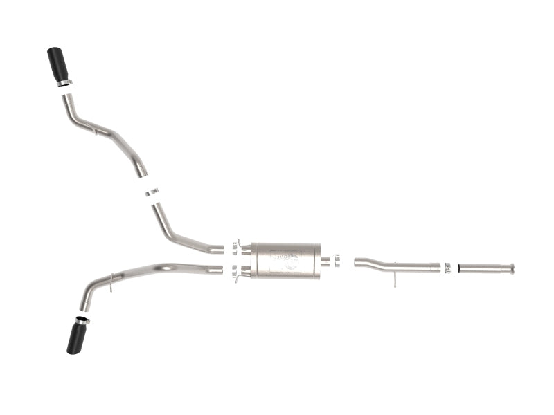 afe Apollo GT Series Cat-Back Exhaust System GM Trucks 09-18 V6-4.3L/V8-4.8/5.3L