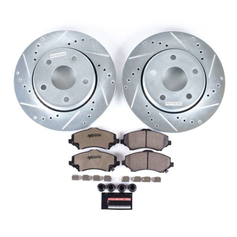 PowerStop K3097-36 FITS Power Stop 07-17 Jeep Wrangler Front Z36 Truck & Tow Brake Kit