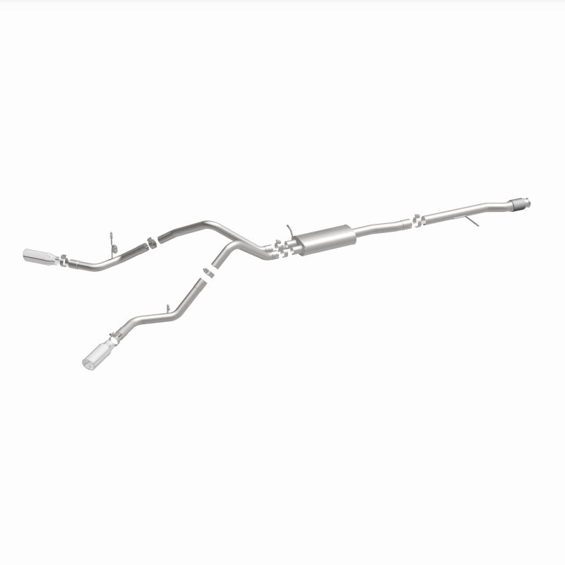 Magnaflow 15269 FITS 15269 FITS: 14 Chev Silverado V8 5.3L CC/EC Cab Dual Split Behind Rear Tires Exit SS Cat Back Perf Exh