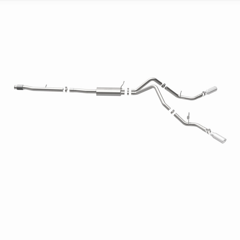 Magnaflow 15269 FITS 15269 FITS: 14 Chev Silverado V8 5.3L CC/EC Cab Dual Split Behind Rear Tires Exit SS Cat Back Perf Exh
