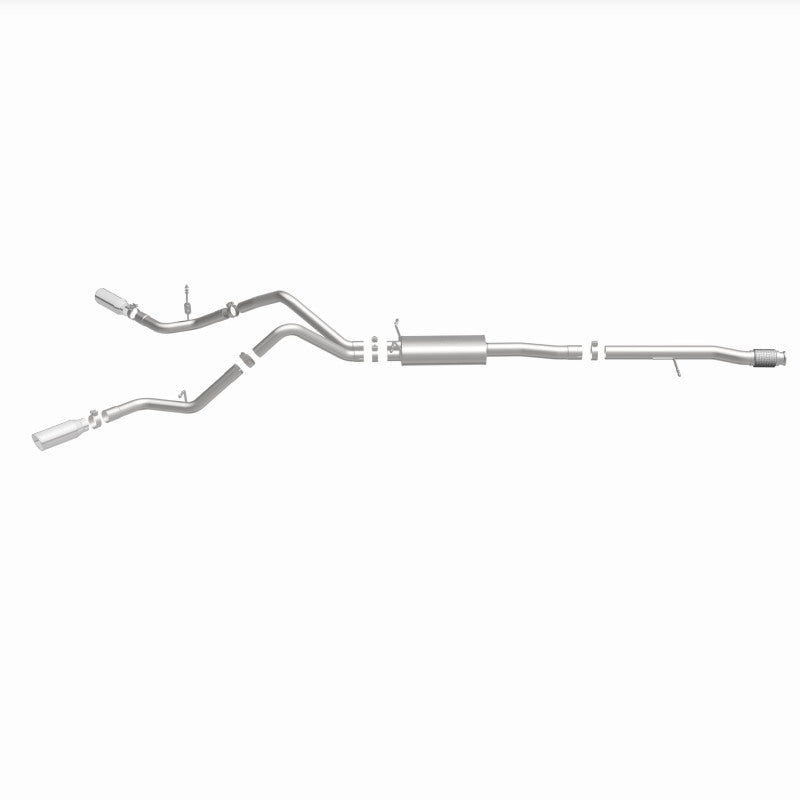Magnaflow 15269 FITS 15269 FITS: 14 Chev Silverado V8 5.3L CC/EC Cab Dual Split Behind Rear Tires Exit SS Cat Back Perf Exh