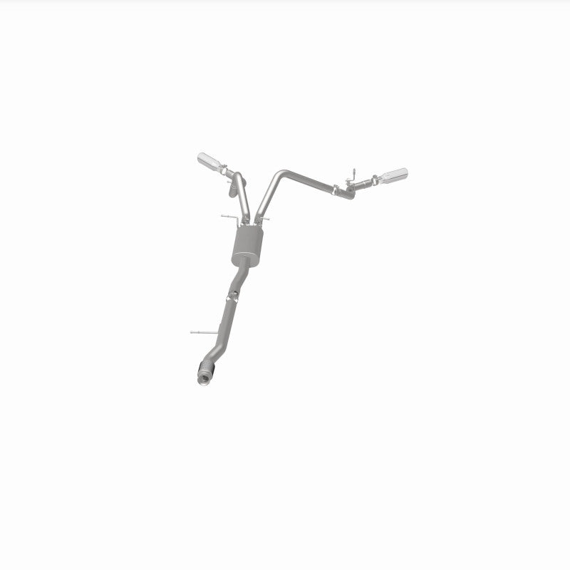 Magnaflow 15269 FITS 15269 FITS: 14 Chev Silverado V8 5.3L CC/EC Cab Dual Split Behind Rear Tires Exit SS Cat Back Perf Exh
