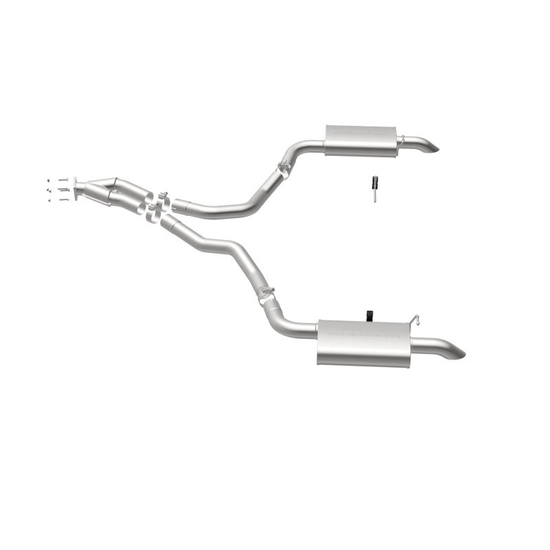 Magnaflow 16710 FITS: MagnaFlow 75-79 Chevy Corvette V8 5.7L Dual Split Rear Exit Stainless Cat-Back Perf Exhaust