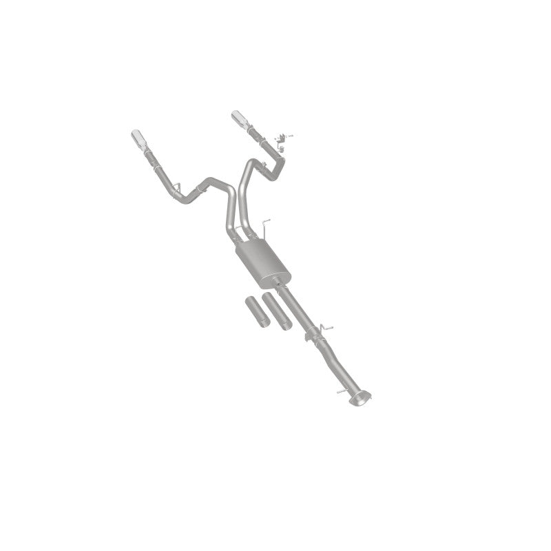 Magnaflow 19027 FITS: MagnaFlow Stainless Cat-Back Exhaust 2015 Chevy Silverado 2500HD 6.0L Dual Split Rear Exit 4in