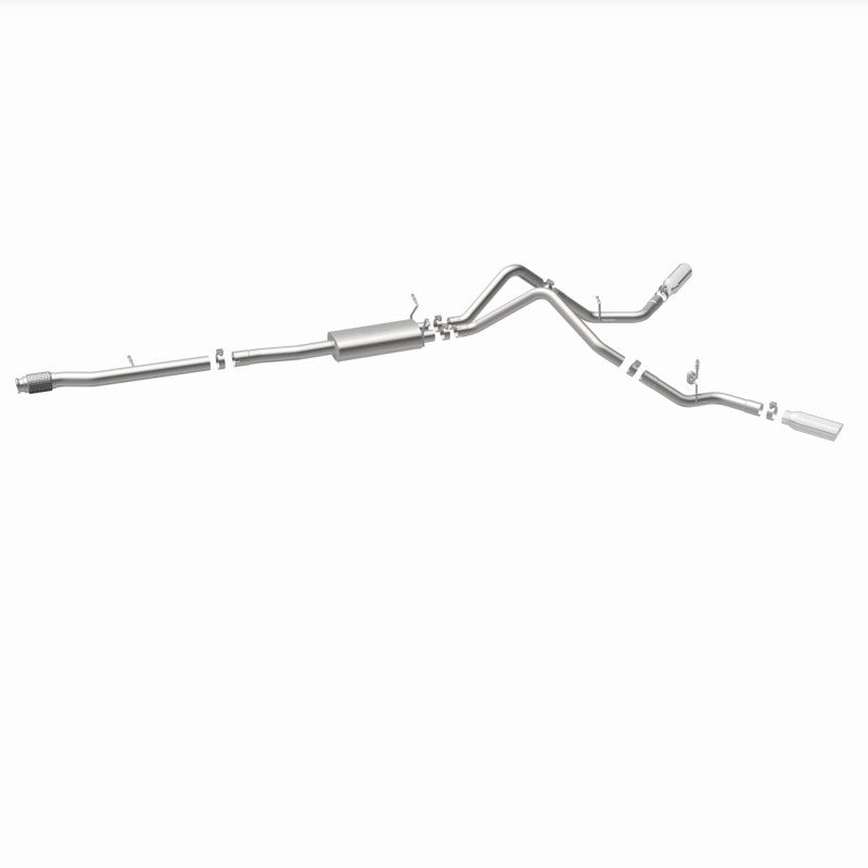Magnaflow 15269 FITS 15269 FITS: 14 Chev Silverado V8 5.3L CC/EC Cab Dual Split Behind Rear Tires Exit SS Cat Back Perf Exh
