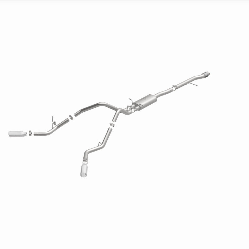 Magnaflow 15269 FITS 15269 FITS: 14 Chev Silverado V8 5.3L CC/EC Cab Dual Split Behind Rear Tires Exit SS Cat Back Perf Exh