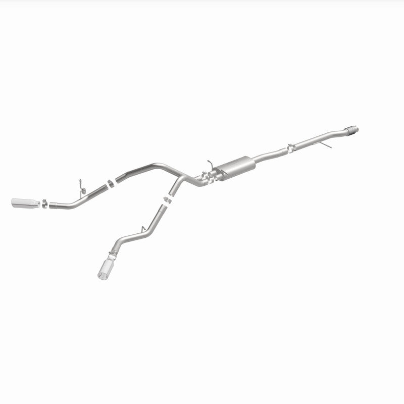 Magnaflow 15269 FITS 15269 FITS: 14 Chev Silverado V8 5.3L CC/EC Cab Dual Split Behind Rear Tires Exit SS Cat Back Perf Exh