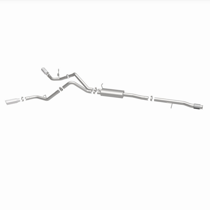 Magnaflow 15269 FITS 15269 FITS: 14 Chev Silverado V8 5.3L CC/EC Cab Dual Split Behind Rear Tires Exit SS Cat Back Perf Exh