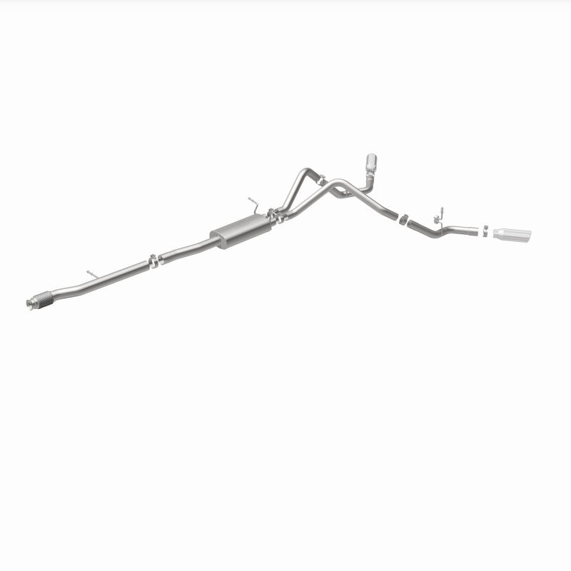 Magnaflow 15269 FITS 15269 FITS: 14 Chev Silverado V8 5.3L CC/EC Cab Dual Split Behind Rear Tires Exit SS Cat Back Perf Exh