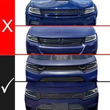 Load image into Gallery viewer, ANZO 15-23 Dodge Charger Black LED Grille w/ Initiation & Running Light/DRL Bar