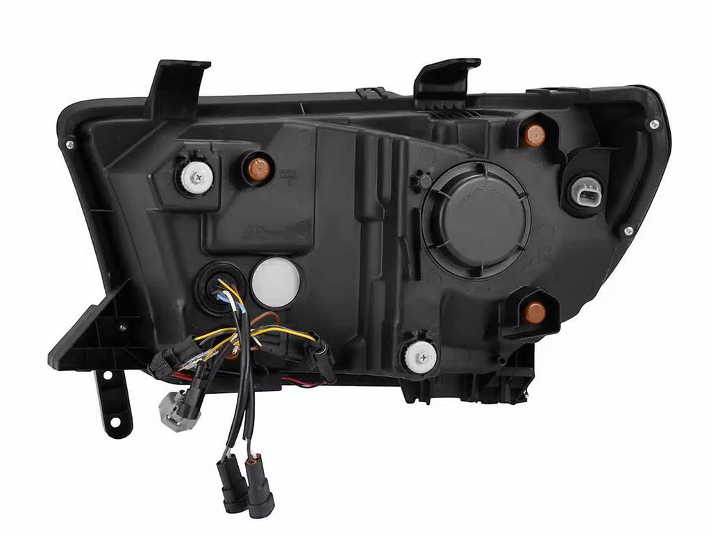 AlphaRex 880827 FITS 07-13 Toyota Tundra / 08-17 Sequoia PRO-Series Projector Headlights Chrome w/Seq. Sig. + DR