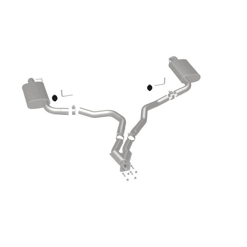 Magnaflow 16710 FITS: MagnaFlow 75-79 Chevy Corvette V8 5.7L Dual Split Rear Exit Stainless Cat-Back Perf Exhaust