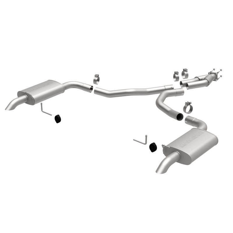 Magnaflow 16710 FITS: MagnaFlow 75-79 Chevy Corvette V8 5.7L Dual Split Rear Exit Stainless Cat-Back Perf Exhaust