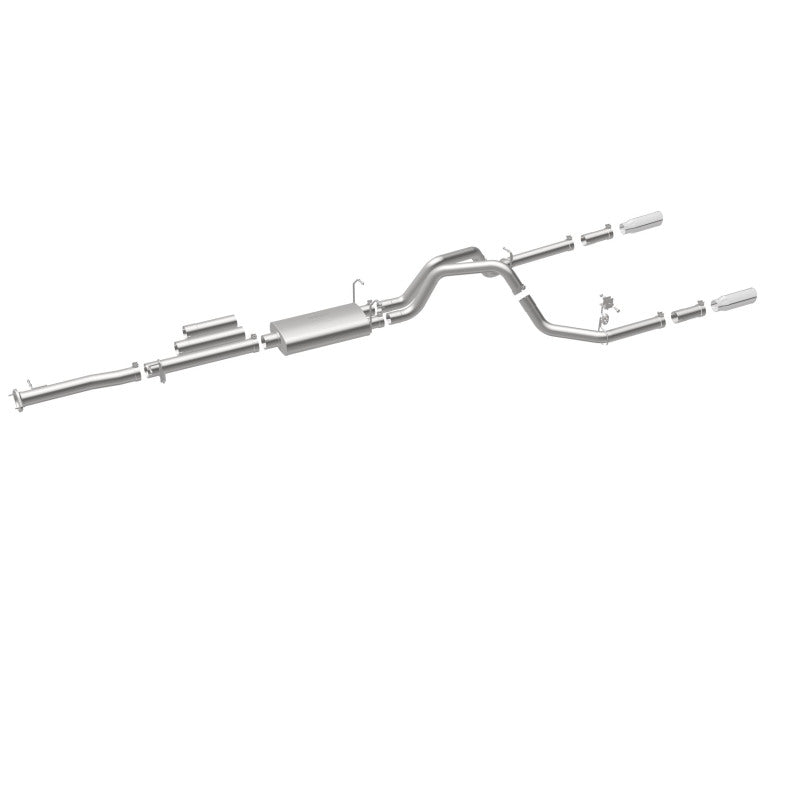 Magnaflow 19027 FITS: MagnaFlow Stainless Cat-Back Exhaust 2015 Chevy Silverado 2500HD 6.0L Dual Split Rear Exit 4in