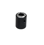 Ridetech Aluminum Long Rebound Knob for 1.5in Smooth Body Shock Stud - Black (Single)