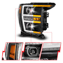 Load image into Gallery viewer, ANZO 111594-R FITS Anzo 21-23 Ford F150 LED Projector Headlight w/Switchback+Sequential - Black (Passenger Side Only)