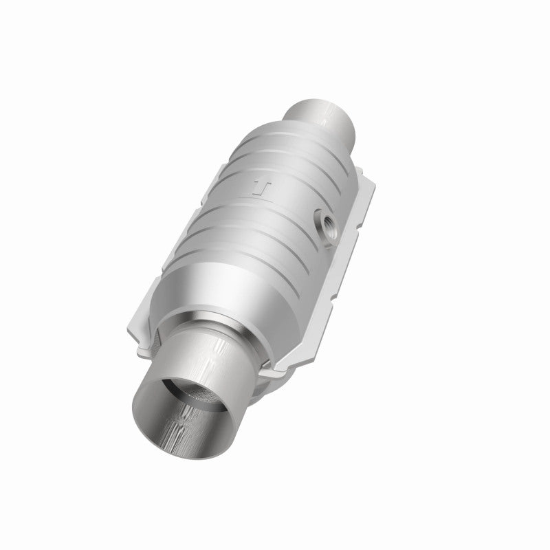 Magnaflow 51356 FITS MagnaFlow Conv Univ 2.5in Inlet/Outlet Center/Center Round 11in Body L x 5.125in W x 15in Overall L