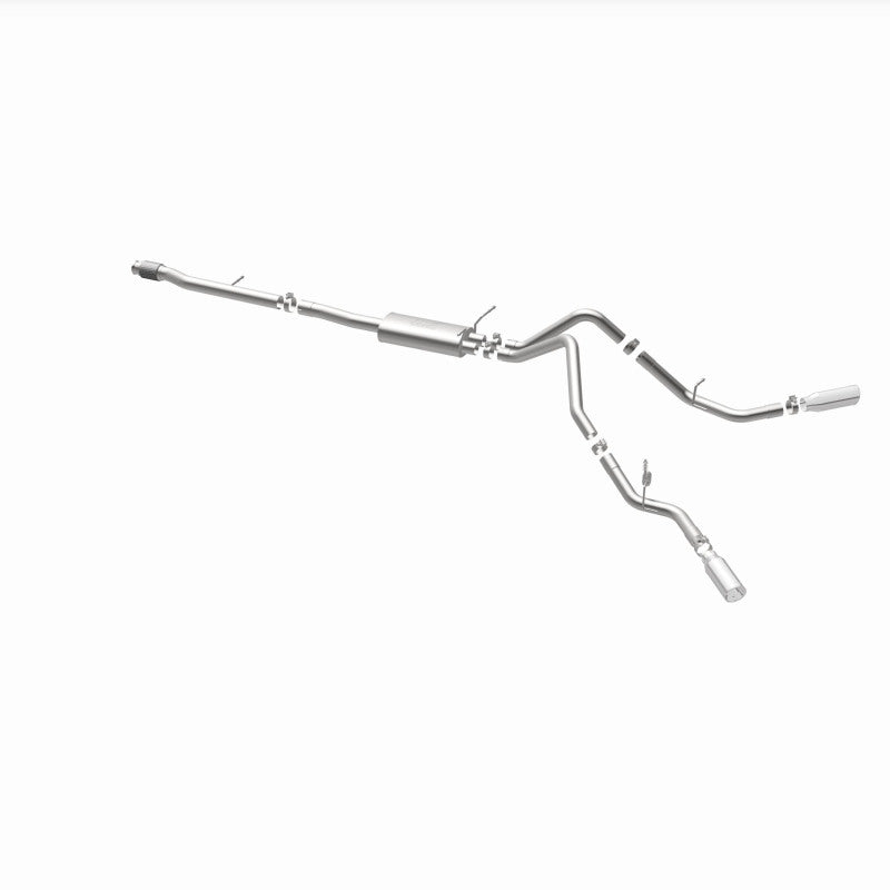Magnaflow 15269 FITS 15269 FITS: 14 Chev Silverado V8 5.3L CC/EC Cab Dual Split Behind Rear Tires Exit SS Cat Back Perf Exh