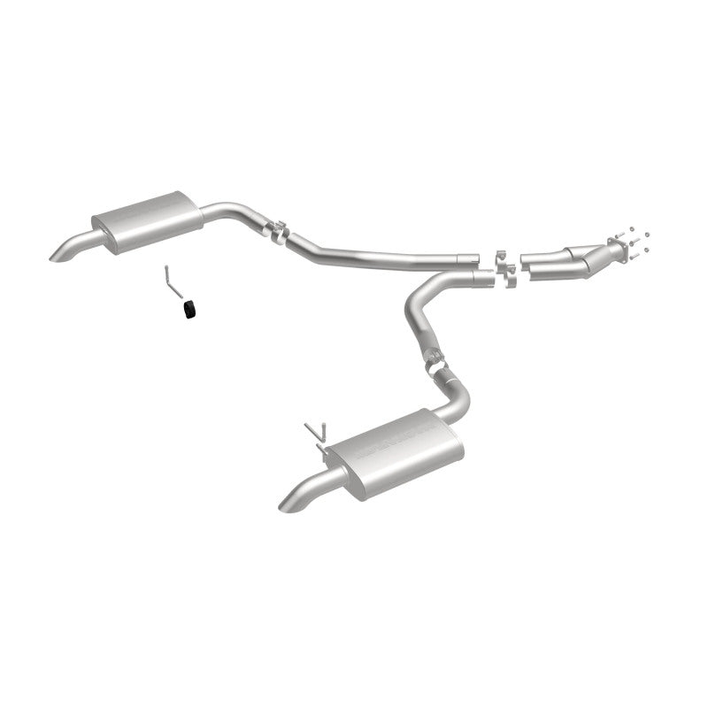 Magnaflow 16710 FITS: MagnaFlow 75-79 Chevy Corvette V8 5.7L Dual Split Rear Exit Stainless Cat-Back Perf Exhaust