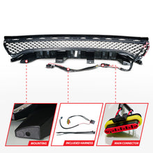 Load image into Gallery viewer, ANZO 15-23 Dodge Charger Black LED Grille w/ Initiation & Running Light/DRL Bar