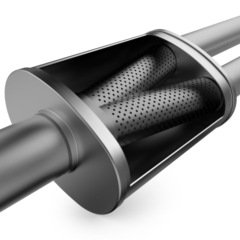 Magnaflow 19027 FITS: MagnaFlow Stainless Cat-Back Exhaust 2015 Chevy Silverado 2500HD 6.0L Dual Split Rear Exit 4in
