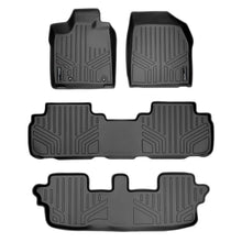 Load image into Gallery viewer, SMARTLINER SA0037/B0037/C0037 3 Row Floor Liners  2008-2013 Toyota Highlander (Hybrid) Black