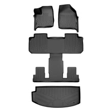 Load image into Gallery viewer, SMARTLINER SA0345/B0345/E0345 2 Row Floor Liners & Cargo Liner behind the 3rd Row Seats 2018-2024 Buick Enclave Black