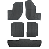 SMARTLINER All Weather Protection Custom Fit 2 Row & Cargo Bed Rugged Rubber Floor Liner Set Compatible With 2020-2023 Yamaha Wolverine RMA X4 (Only Fits 4 Seater Models)