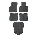 SMARTLINER All Weather Protection Custom Fit 2 Row & Cargo Bed Rugged Rubber Floor Liner Set Compatible With 2020-2024 Polaris RZR Pro R