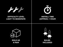 Load image into Gallery viewer, Raxiom 49177 - FITS: 13-14 Ford Mustang GT CCFL Halo Fog Lights (Smoked)