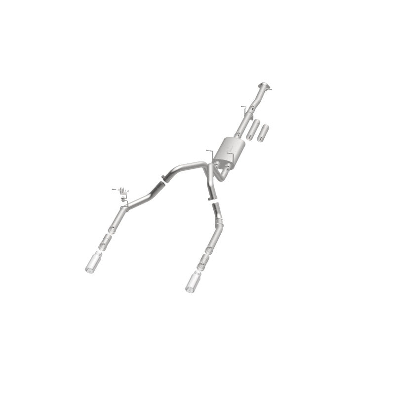 Magnaflow 19027 FITS: MagnaFlow Stainless Cat-Back Exhaust 2015 Chevy Silverado 2500HD 6.0L Dual Split Rear Exit 4in
