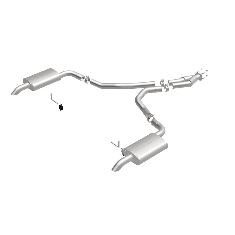 Magnaflow 16710 FITS: MagnaFlow 75-79 Chevy Corvette V8 5.7L Dual Split Rear Exit Stainless Cat-Back Perf Exhaust