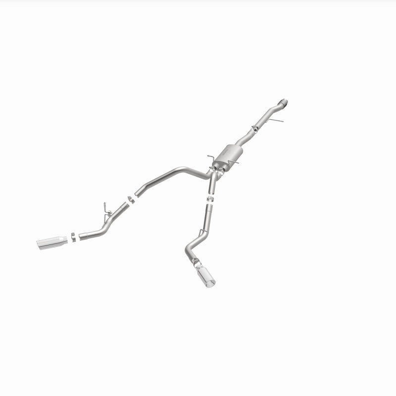Magnaflow 15269 FITS 15269 FITS: 14 Chev Silverado V8 5.3L CC/EC Cab Dual Split Behind Rear Tires Exit SS Cat Back Perf Exh