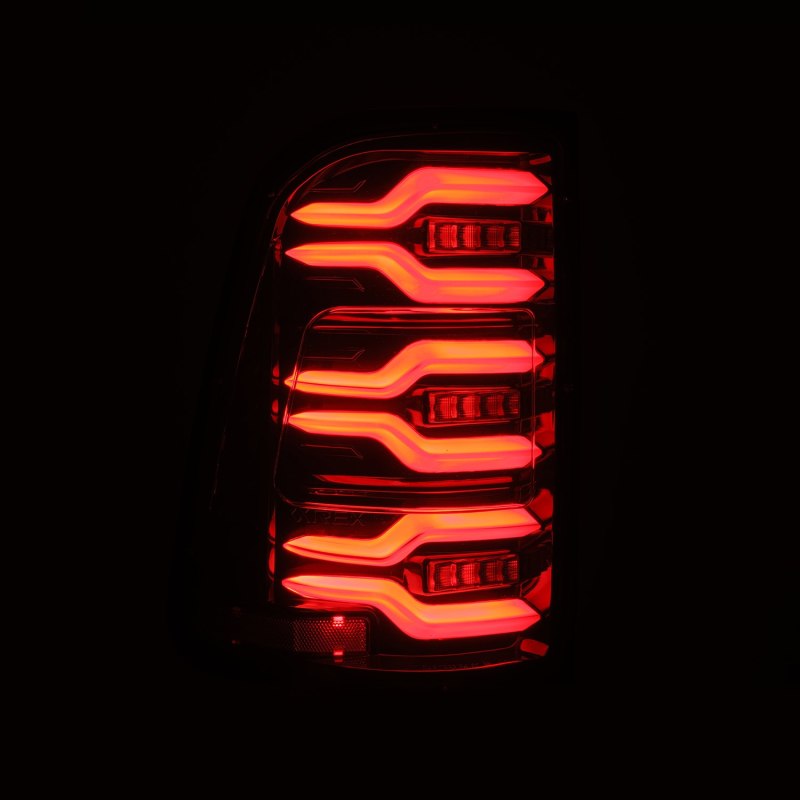 AlphaRex 640030 FITS 19-21 Dodge Ram 1500 Luxx-Series LED Tail Lights Alpha-Black w/Activ Light/Seq Signal