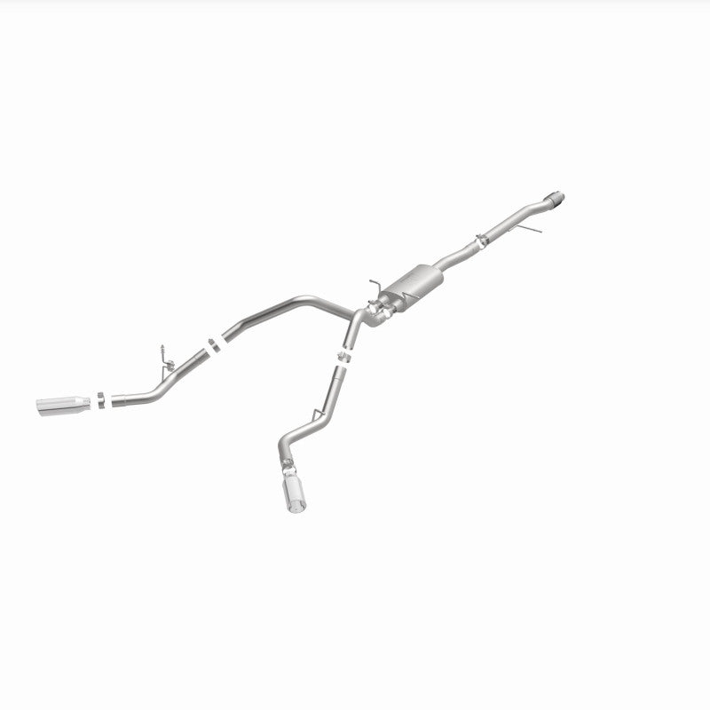 Magnaflow 15269 FITS 15269 FITS: 14 Chev Silverado V8 5.3L CC/EC Cab Dual Split Behind Rear Tires Exit SS Cat Back Perf Exh