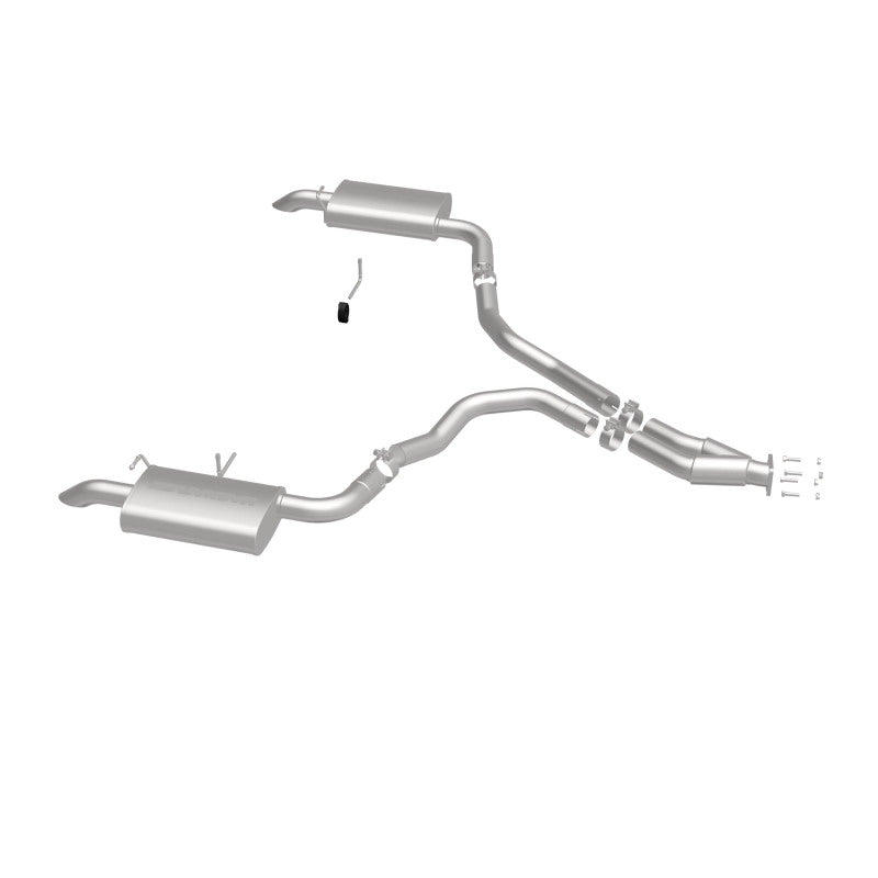 Magnaflow 16710 FITS: MagnaFlow 75-79 Chevy Corvette V8 5.7L Dual Split Rear Exit Stainless Cat-Back Perf Exhaust