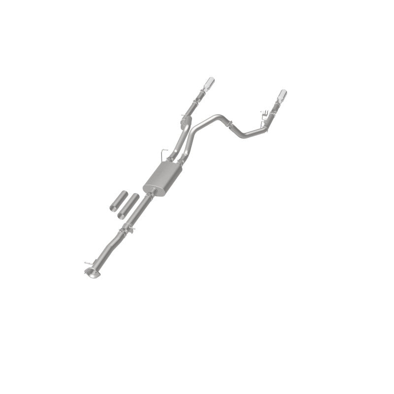 Magnaflow 19027 FITS: MagnaFlow Stainless Cat-Back Exhaust 2015 Chevy Silverado 2500HD 6.0L Dual Split Rear Exit 4in