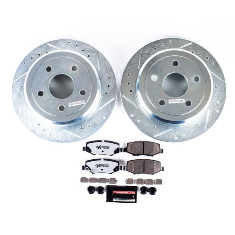 PowerStop K3090-36 FITS Power Stop 07-17 Jeep Wrangler Rear Z36 Truck & Tow Brake Kit