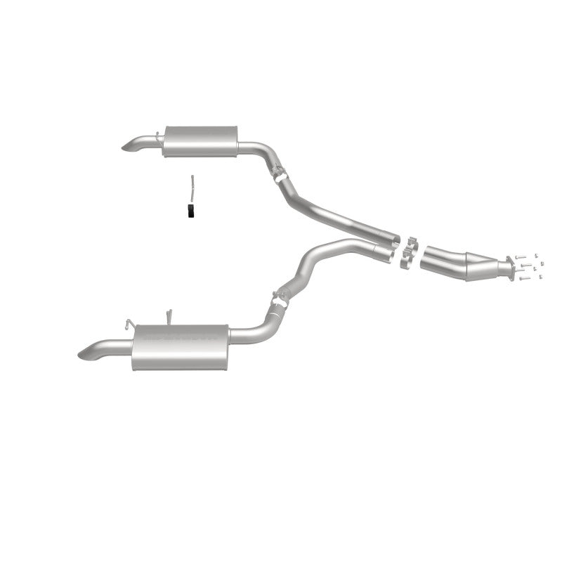 Magnaflow 16710 FITS: MagnaFlow 75-79 Chevy Corvette V8 5.7L Dual Split Rear Exit Stainless Cat-Back Perf Exhaust