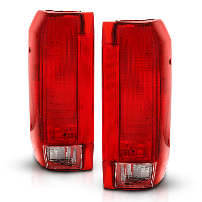 ANZO 311306 FITS 311306 - FITS: 1992-1996 Ford Bronco Taillight Red/Clear Lens (OE Replacement)