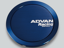 Load image into Gallery viewer, Advan 73mm Full Flat Centercap - Blue Anodized - free shipping - Fastmodz