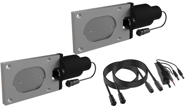 QTP QTEC66 - Bolt-On QTEC Dual Low Profile Oval Electric Cutout Valves Pair