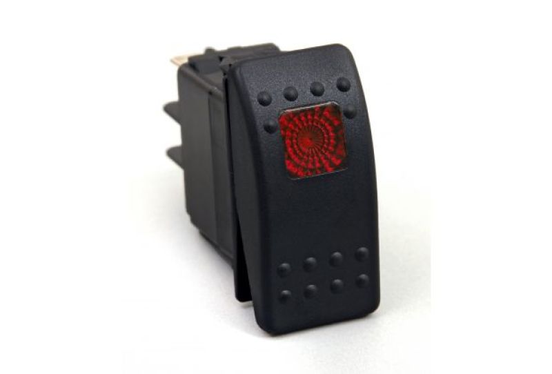 Daystar KU80014 - Rocker Switch Red Light 20 AMP Single Pole