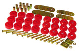 Prothane 7-145 - Chevy Conv Impala / Belair Body Mount Kit Red