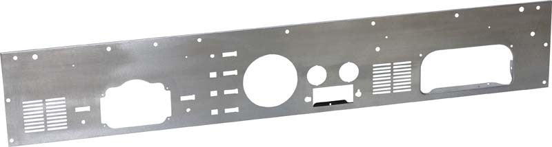 Kentrol 30565 FITS 77-86 Jeep CJ Dash Panel (with radio opening) Brushed Silver
