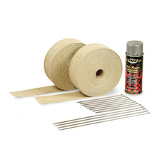 Load image into Gallery viewer, DEI Exhaust Wrap Kit - Tan Wrap & Aluminum HT Silicone Coating